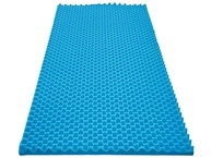 Colchão Casca de Ovo Solteiro Azul - Conforto Ergonômico Anti-Escara - imagem 2