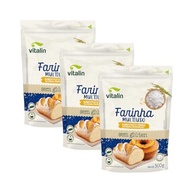 Kit com 3 Pacotes de Farinha Multiuso Integral sem Glúten de 500g cada - Vitalin - imagem 2