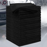 Pacote com 20 Panos de Microfibra Ultra Macios 28x28cm - Absorventes e Sem Fiapos para Limpeza de Carros e Casa - imagem 1