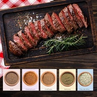 CoCook BBQ Churrasco 5 sabores Temperos 100% natural Pão de Alho Chimichurri Grelhado Baharat Jerk Zero Glúten, Zero Lactose, Zero Conservantes, Zero Corantes, Zero Sódio - 375g Rende até 200 porções - imagem 4