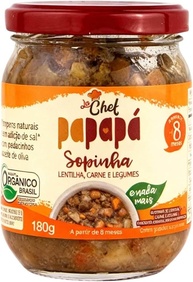 Sopinha De Legumes Infantil La chef 180g - Papapá - imagem 1