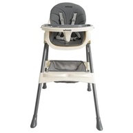 Cadeira de Alimentação 2 em 1 Papinha Cinza - Conforto e Segurança para seu Bebê - imagem 5