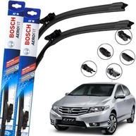 Par de Palhetas Limpador Parabrisa Bosch Aerofit Multiclip Honda City 2018-2024 - imagem 2