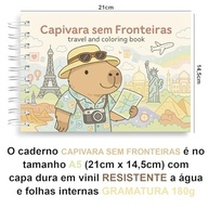 de-para-180g-criatividade-premium-liberar-fronteiras-sua-livro-sem-a-folhas-44-capivara-colorir-a