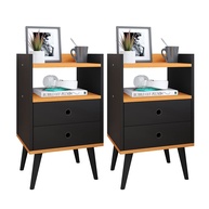 de-para-2-decoracao-com-cabeceira-2-quarto-unidades-kit-mesa-com-a-retro-de-gavetas-a