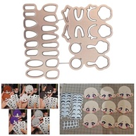 Molde para Cortar Olhos de Boneca - Ferramenta Reutilizável em Metal para Artesanato Preciso - imagem 4