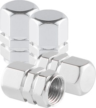 Tampas de Válvula Hexagonais Rosa em Alumínio - Proteção e Estilo para Seus Pneus - imagem 1