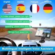 Navegador GPS 23" para Caminhão e Carro: Mapas 2025 EUA/CA/MX, Atualizações Vitalícias e Alertas de Radar - imagem 5