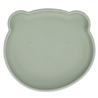 Prato de Sucção em Forma de Urso para Bebês - Silicone Seguro e Divertido para Autoalimentação - imagem 4