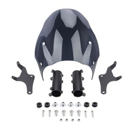 Carenagem de Para-brisa para Kawasaki Vulcan S 650 VN650 (2015-2024) - Estilo e Proteção Cinza Manchado - imagem 3