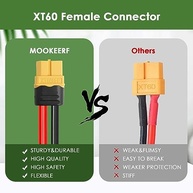 Cabo Extensor Solar MOOKEERF XT60 10AWG 15m: Conexão Segura para sua Estação de Energia Portátil - imagem 5