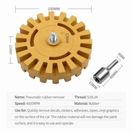 Removedor de Decalques para Carro com Roda de Borracha 25mm - Fácil Remoção de Adesivos e Vinil - imagem 3