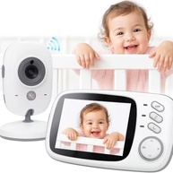 Babá Eletrônica com Câmera HD 3.2", Visão Noturna, Áudio Bidirecional e Canções de Ninar para Bebês - imagem 2