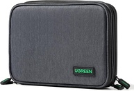 UGREEN Organizador eletrônico Bolsa de armazenamento para organizador de cabos de viagem para cabos de dados, carregador USB C, cartão SD, disco rígido, cabo de carregamento, mouse, banco de - imagem 1