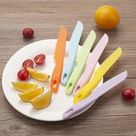 Conjunto de 6 Facas de Cozinha Seguras para Crianças - Nylon Resistente, Antiaderente e Lavável - imagem 3