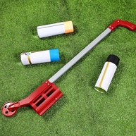 Varinha de Marcação Industrial com Rodas - Aplicador de Tinta Spray para Pintura de Precisão (Vermelho) - imagem 3