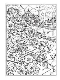 de-para-livro-charm-creative-relaxar-colorir-village-a-encantador-haven-a