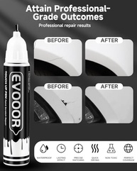 Tinta de Retoque Metálica Cinza 46G para Mazda - Caneta 2 em 1 com Cobertura Perfeita para Arranhões e Lascas - imagem 5