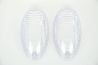 Setas Indicadoras de Moto com Lente Clara para Ducati Monster (2001-2005) - Upgrade Visual e Segurança - imagem 1