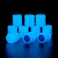 30x Tampas de Válvula Luminosas Verde Fluorescente para Carro, Moto e Bicicleta - Brilho Noturno - imagem 5