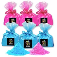 Color Blaze Pó de cor revelador de gênero para bebês - 6,8 kg de pó azul e 6,8 kg de cor rosa - Para menino ou menina - Use em Burnout, escape, sessão de fotos e festa - Pacote com 3 sacos de 2,3 kg - imagem 2