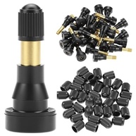 QWORK TR600HP: Kit 50 Hastes de Válvula de Pneu Latão Alta Pressão para Aro 11,5mm - imagem 2