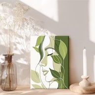 Arte de Parede em Tela emoldurada 19x28cm - Design Abstrato Moderno para Decoração de Casa e Escritório - imagem 5