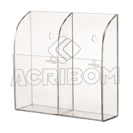 Suporte de Parede em Acrílico Cristal Transparente Duplo para Controle Remoto – Organize sua Sala com Estilo - imagem 4