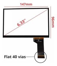 Tela Touch Screen 6.33" para Amarok, Fox, Voyage e Gol VW - Peça de Reposição Original - imagem 3