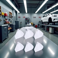 Coadores de Tinta Branca 50 Peças - Filtros de Malha Fina para Pintura Automotiva - imagem 5