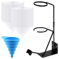 Kit Completo para Pintura Profissional: 52 Peças com Filtros de Tinta Cônico, Funil Silicone e Suporte para Pistola - imagem 2
