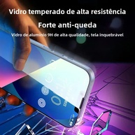 Película de Vidro SKIG: Proteção Total iPhone - imagem 3