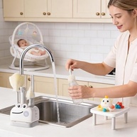 Conjunto de Pincéis de Limpeza para Garrafas com Cerdas Macias - Ideal para Cozinha, Piquenique e Acampamento - imagem 3