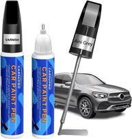 Caneta de Retoque Automotivo Cinza - Reparo Fácil de Arranhões com Verniz e Pincel - imagem 1