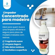 Limpador Concentrado para Madeira W&W 1L - Limpeza Profunda e Segura para Pisos de Madeira - imagem 4