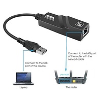 Adaptador de Rede USB 3.0 P/ RJ45 Lan Ethernet Gigabit Placa de Rede Externa 10/100/1000mbps - imagem 4