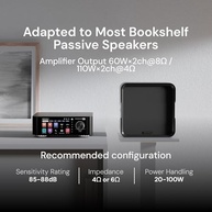 Eversolo Play: Amplificador Streaming HiFi com Tela Touch 5.5" e Correção de Sala - imagem 4