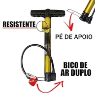 Bomba de Ar Manual 50cm/30cm: Pneu de Bike, Carro, Moto e Mais! - imagem 4