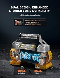 AstroAI T2: Compressor de Ar 12V Potente para Pneus de SUVs, Caminhões e Mais (160PSI) - imagem 4