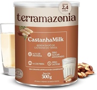 TERRAMAZONIA CastanhaMilk Leite em Pó Vegetal Feito de Castanha-do-Brasil - Bebida Vegetal de Castanha do Pará em Pó - Zero Lactose - Vegano - 300g - imagem 1