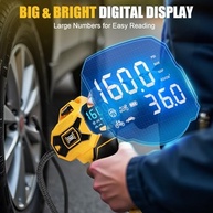 Inflador de Pneu Portátil Sem Fio 160PSI - Compatível com Bateria Dewalt 20V | Compressor de Ar Automático para Carros, Motos e Bicicletas - imagem 3