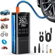 Compressor de Ar Portátil para Pneu: Inflador Automático com Medidor e Luz LED - imagem 2