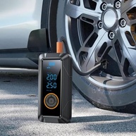 Inflador de Pneus Portátil com Manômetro Digital e Função Power Bank - imagem 3