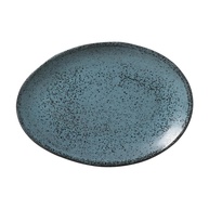 Conjunto de Pratos de Sobremesa Oval Porto Brasil - Night Sky | 6 Peças Premium com Esmalte Reagente - imagem 1