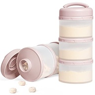 Termichy Dispensador de Leite em Pó Rosa Claro - Prático e Seguro para Viagens - imagem 2