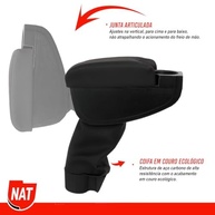 Apoio de Braço Premium para Fiat Argo, Cronos e Strada (2017-2021) - Conforto e Estilo com Porta-Copo - imagem 5