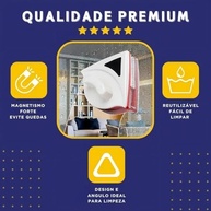 Limpador de Vidros Magnético Premium - Limpeza Segura e Eficiente para Janelas Altas e Difíceis de Acessar - imagem 5