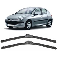 Par de Palhetas Limpador Parabrisa Peugeot 206/207 (1998-2015) - Silicone Premium - imagem 3