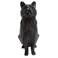 Escultura de Gato Geométrico 15cm Preta - Decoração Moderna para Mesa e Prateleira - imagem 5