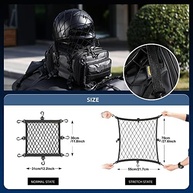 Rhinowalk Bolsa de Viagem para Moto: Rede de Carga Preta Essencial - imagem 4